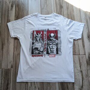 RARE Iron Maiden × Marvel Wolverine Samurai Eddie Graphic T-Shirt White XL